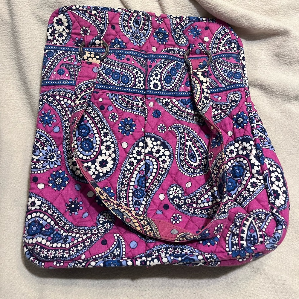 Retired EUC Boysenberry Vera Bradley purse